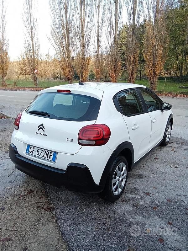 Usata Citroën C3 101 CV (74 kW) 2021 Bianco Utilitaria