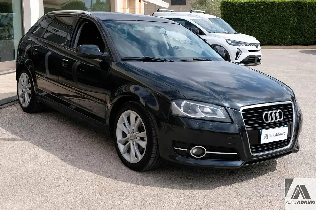 Usata Audi A3 105 CV (77 kW) 2011 Nero Utilitaria