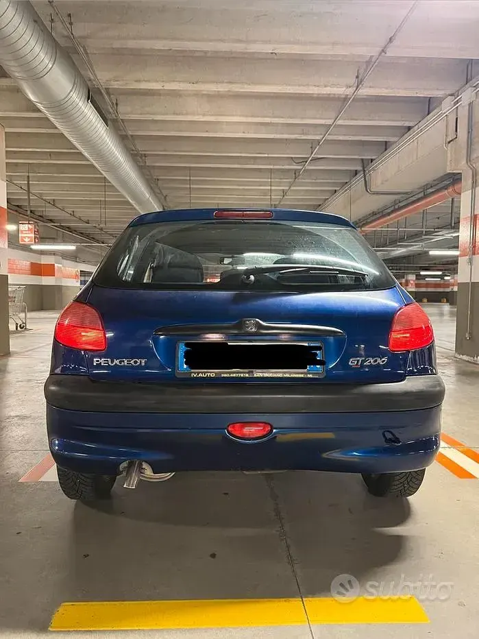 Usata Peugeot 206 2002 Bluazzurro Berlina