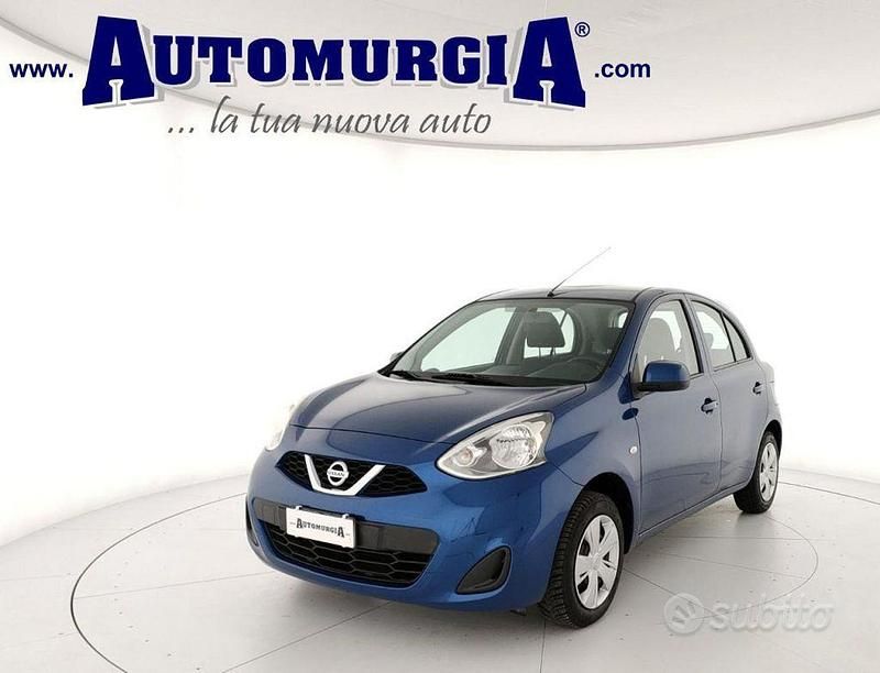 Usata Nissan Micra Visia 80 CV (58 kW) 2015 Blu Utilitaria