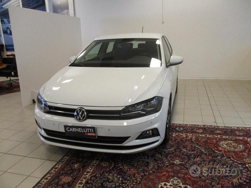 Usata VW Polo Comfortline 95 CV (69 kW) 2021 Bianco Utilitaria