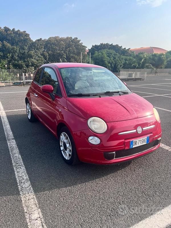 Usata Fiat 500 69 CV (50 kW) 2008 Rosso Utilitaria