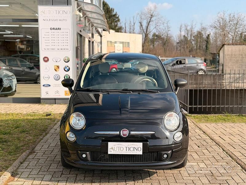 Usata Fiat 500 Lounge 95 CV (69 kW) 2015 Nero Utilitaria