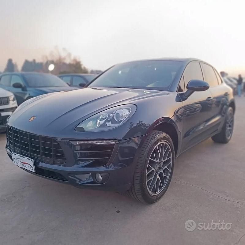 Usata Porsche Macan 250 CV (183 kW) 2014 Blu SUV