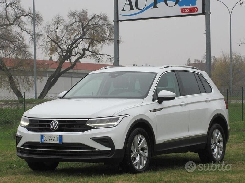 Usata VW Tiguan Life 150 CV (110 kW) 2022 Bianco SUV