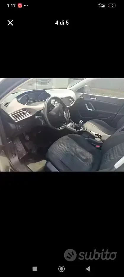 Usata Peugeot 308 92 CV (67 kW) 2014 Marrone Berlina