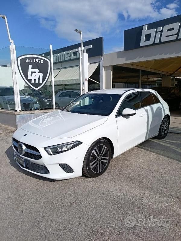 Usata Mercedes A180 116 CV (85 kW) 2020 Bianco Berlina