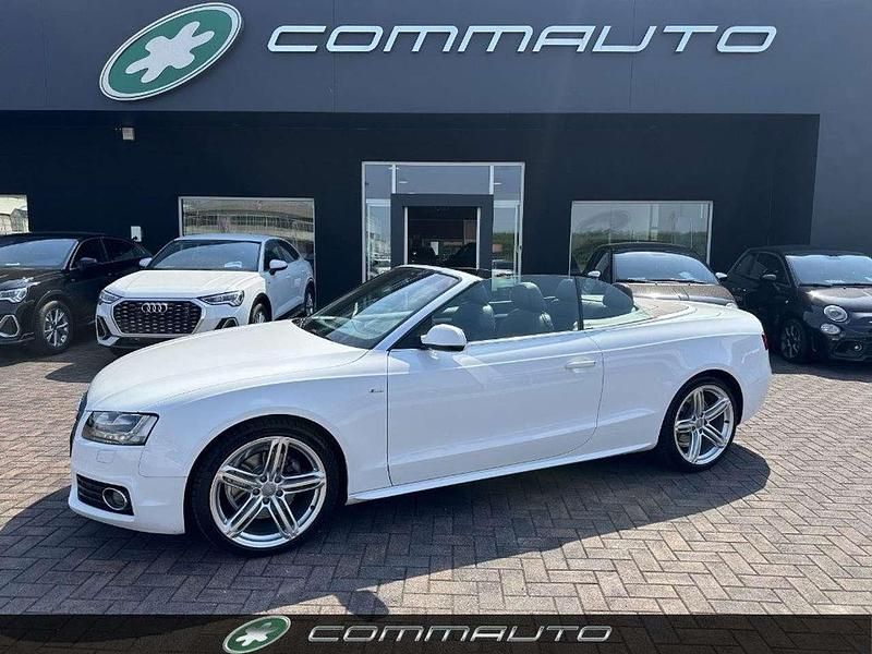 Bianco Usata 2012 Audi A5 Cabriolet S-Line Cabrio | 16.900 € (Buon prezzo) - Immagine 1/4