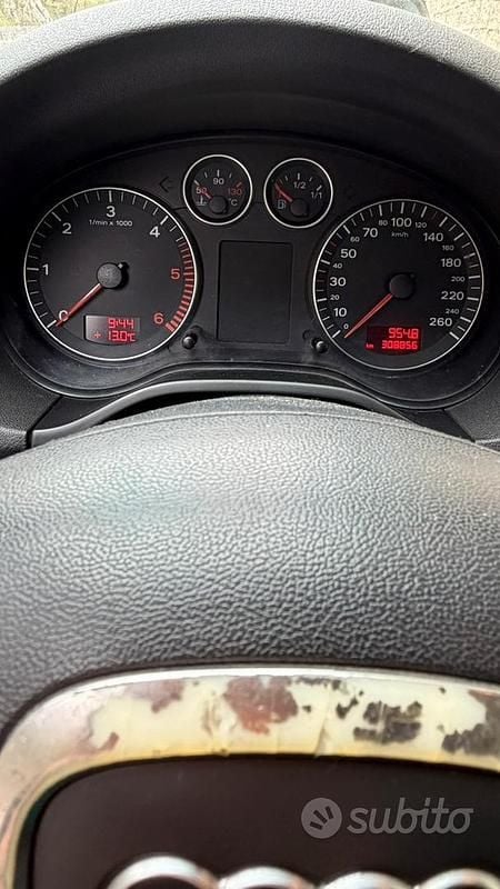 Usata Audi A3 Attraction 140 CV (102 kW) 2006 Nero Utilitaria