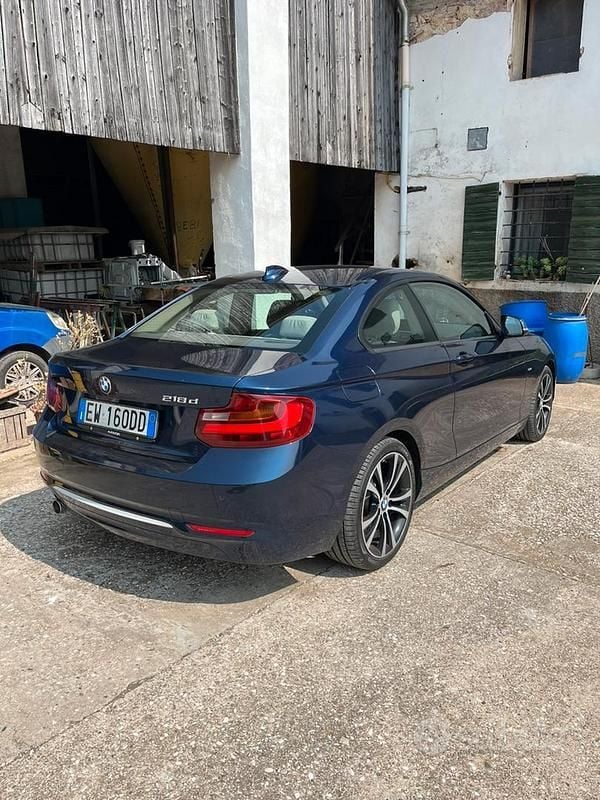 Usata BMW 218 2014 Blu Coupé