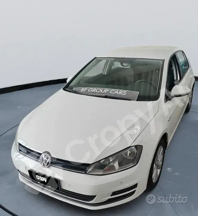 Usata VW Golf VII 110 CV (80 kW) 2015 Bianco Berlina