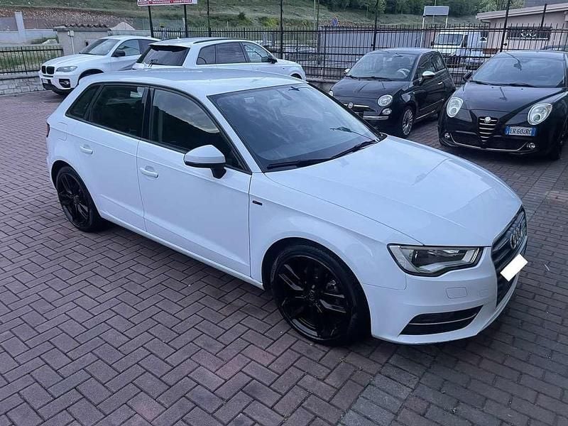 Usata Audi A3 Ambiente 110 CV (80 kW) 2014 Bianco Berlina