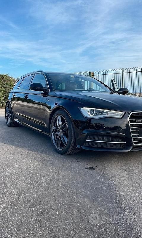 Usata Audi A6 S-Line 204 CV (150 kW) 2015 Nero Station wagon
