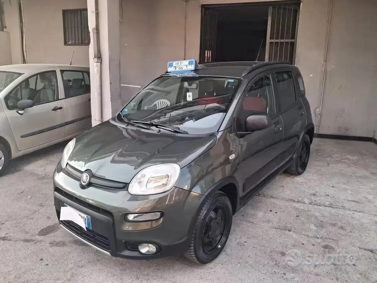 Usata Fiat Panda 4x4 S 95 CV (69 kW) 2017 Verde Utilitaria
