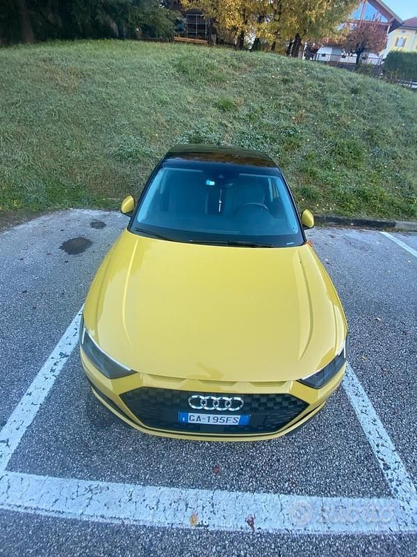 Usata Audi A1 Sportback 95 CV (69 kW) 2019 Giallo Utilitaria
