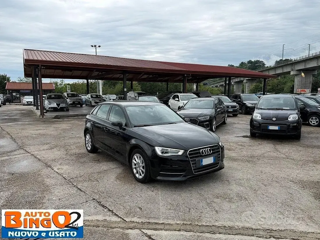 Usata Audi A3 Attraction 110 CV (80 kW) 2016 Nero Berlina