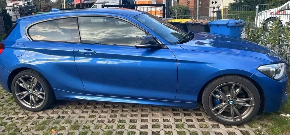 Usata BMW M135 320 CV (235 kW) 2014 Blu/azzurro Utilitaria