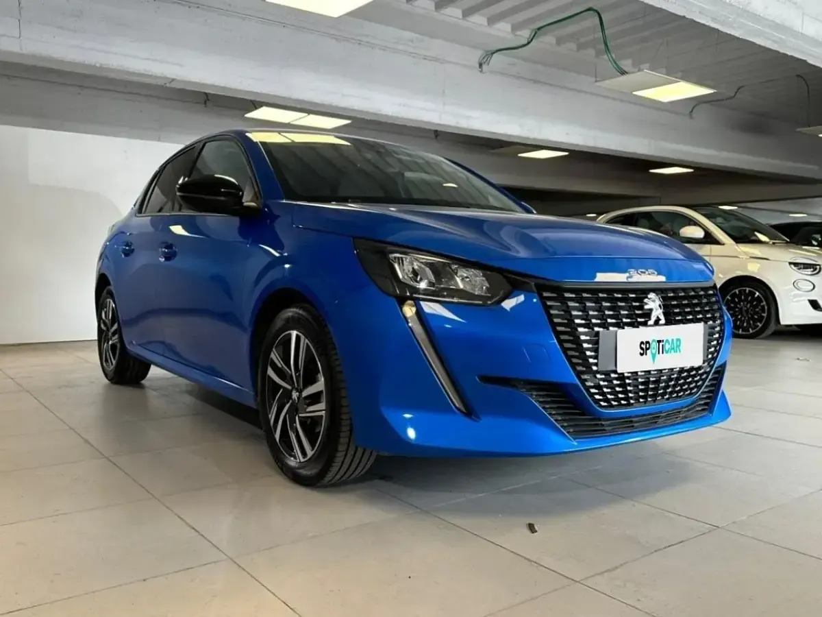 Usata Peugeot 208 Allure 75 CV (55 kW) 2022 Blu/azzurro Utilitaria