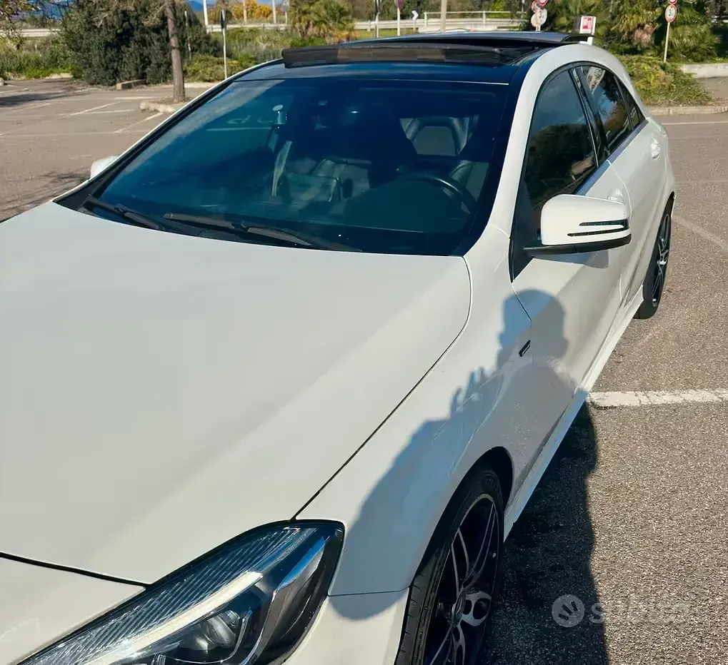 Usata Mercedes A220 AMG line 177 CV (130 kW) 2016 Bianco Utilitaria