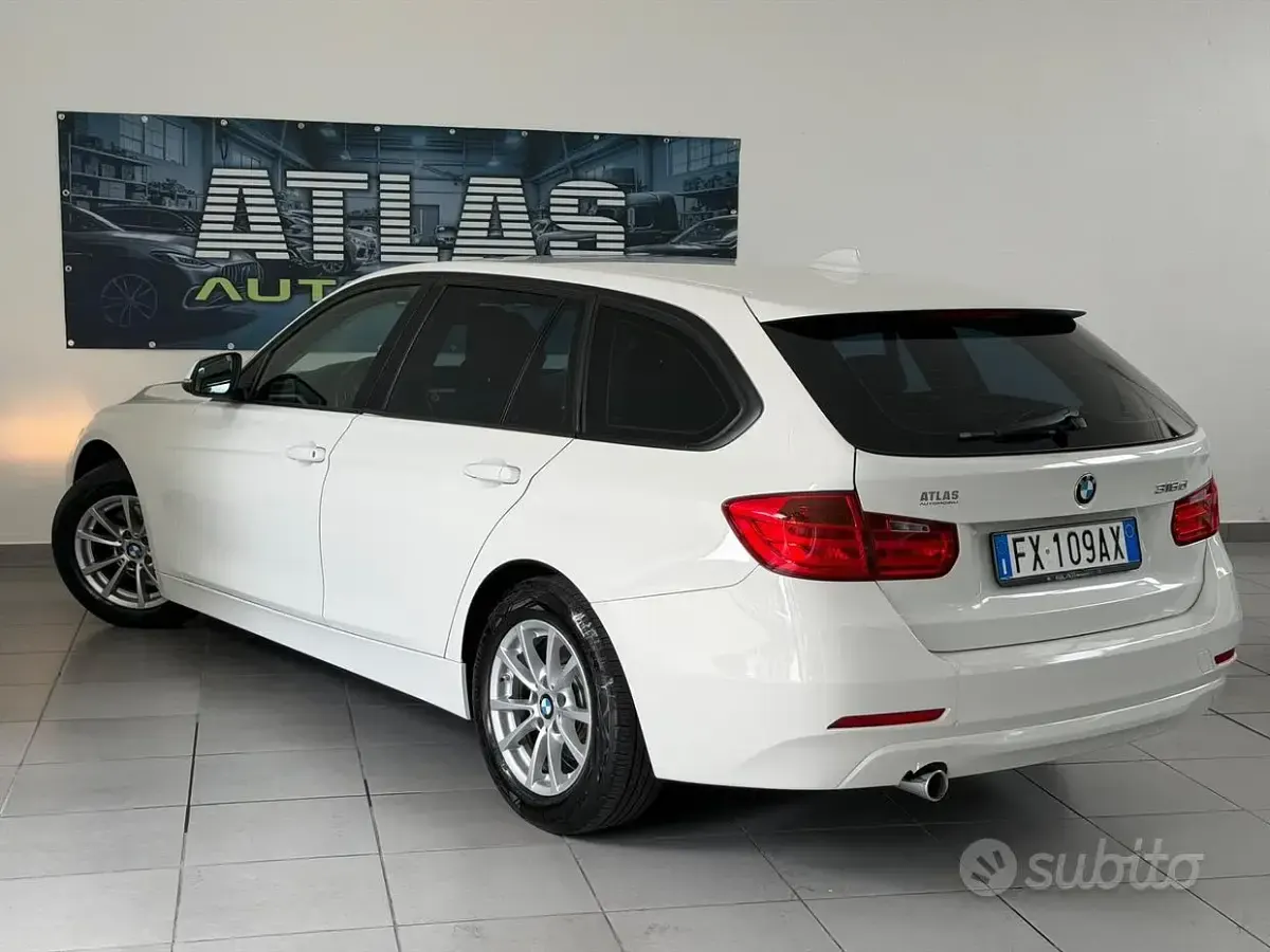 Usata BMW 316 Luxury Line 116 CV (85 kW) 2014 Bianco Station wagon