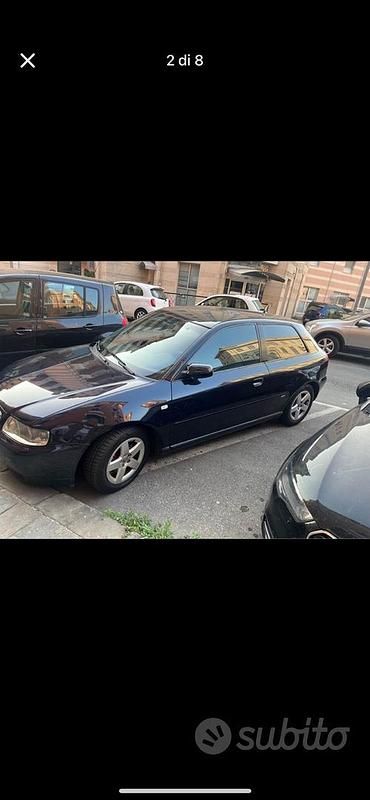 Usata Audi A3 90 CV (66 kW) 2002 Blu Utilitaria