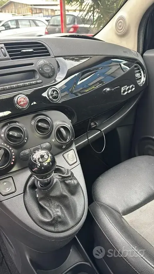 Usata Fiat 500 Sport 75 CV (55 kW) 2009 Nero Cabrio