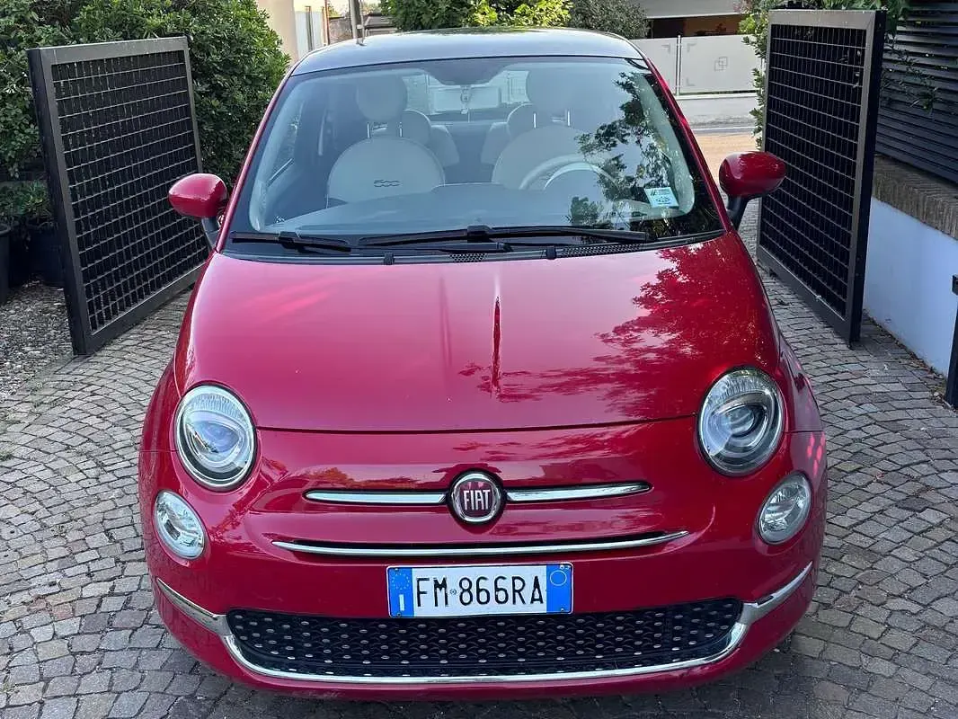 Usata Fiat 500 Lounge 69 CV (50 kW) 2017 Rosso Utilitaria