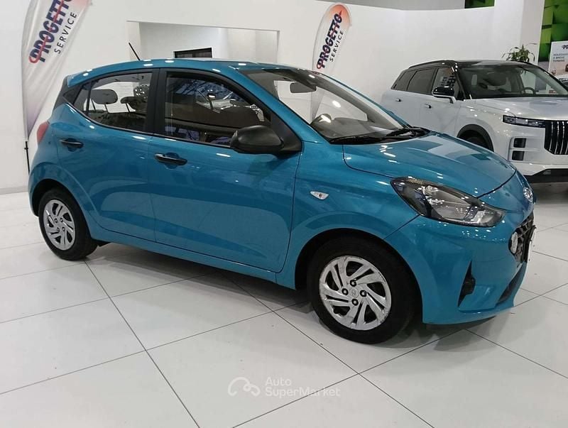 Usata Hyundai i10 67 CV (49 kW) 2021 Blu/azzurro Utilitaria