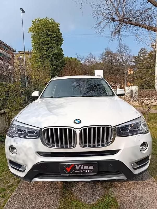 Usata BMW X3 xLine 190 CV (139 kW) 2016 Bianco SUV