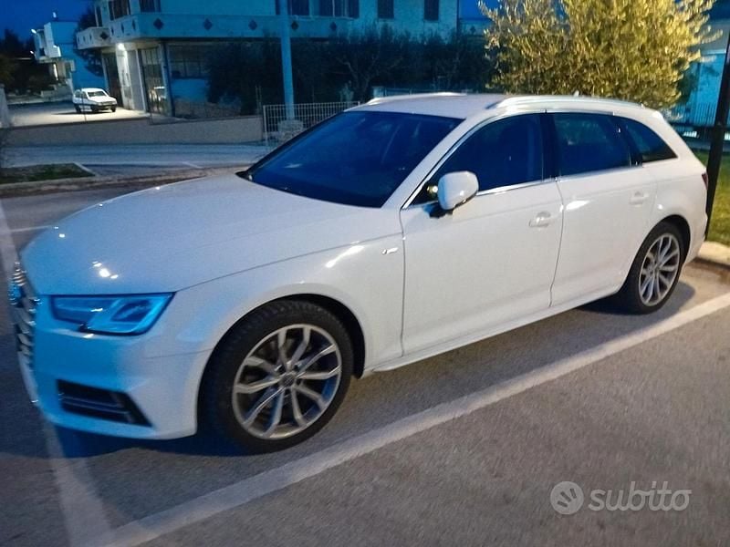 Usata Audi A4 S-Line 170 CV (125 kW) 2017 Bianco Station wagon