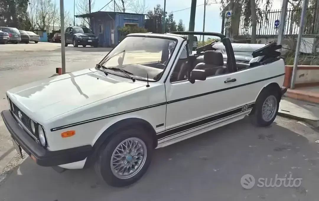 Usata VW Golf Cabriolet 1981 Bianco Cabrio