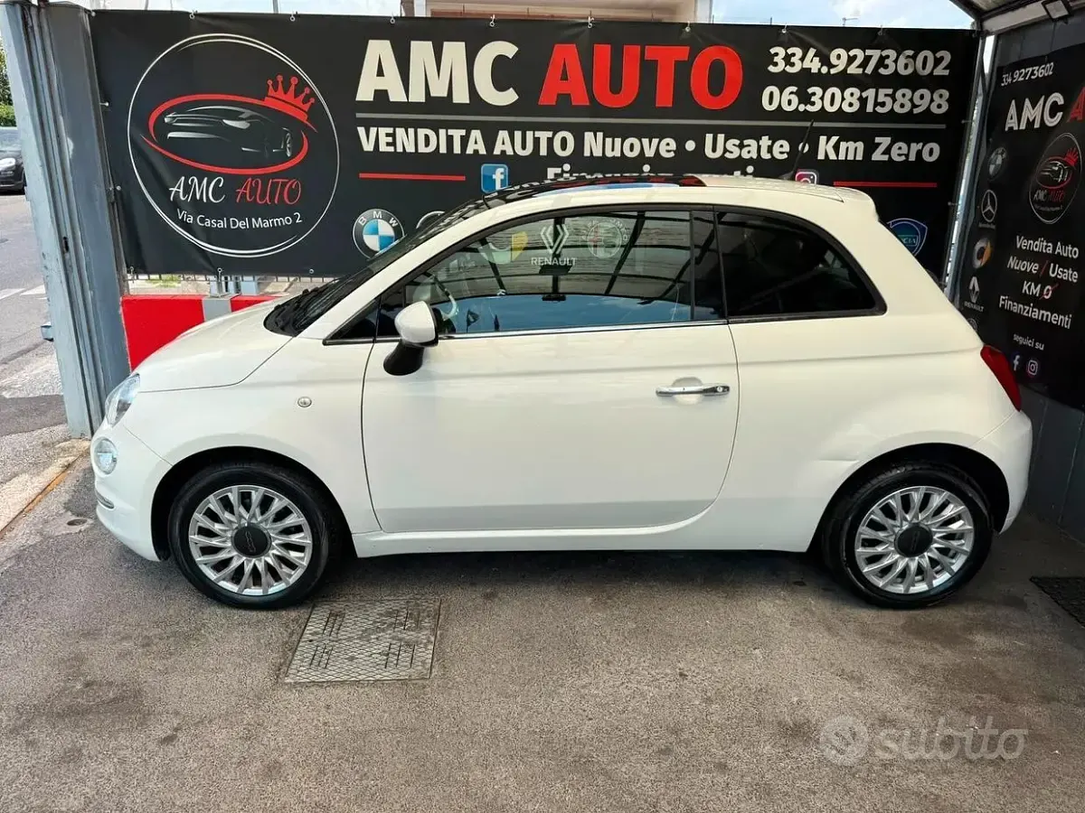 Usata Fiat 500 Lounge 69 CV (50 kW) 2016 Bianco Berlina