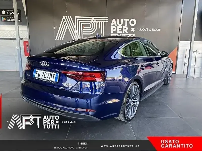 Occasion Audi A5 Sportback Comfort 190 ch (139 kW) 2019 Bleue Citadine