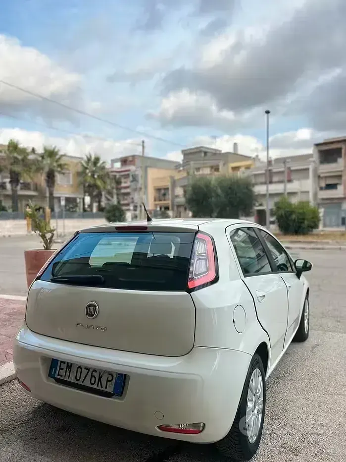 Usata Fiat Punto 85 CV (62 kW) 2012 Bianco Utilitaria