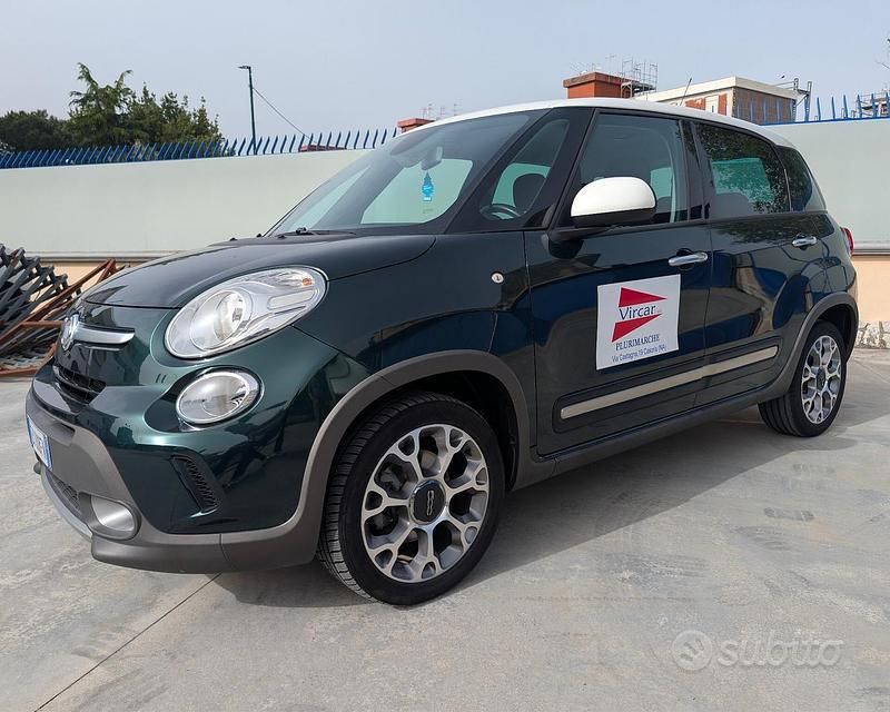 Usata Fiat 500L Trekking 85 CV (62 kW) 2014 Verde Monovolume