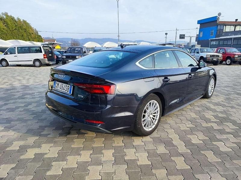 Usata Audi A5 S-Line 150 CV (110 kW) 2017 Blu/azzurro Coupé