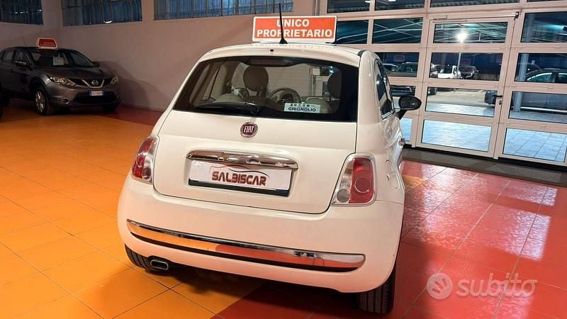 Usata Fiat 500 Lounge 95 CV (69 kW) 2013 Bianco Berlina
