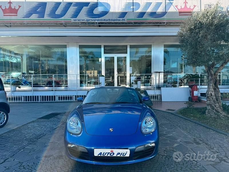 Second-hand Porsche Boxster 245 CP (180 kW) 2008 Albastru Cabrio