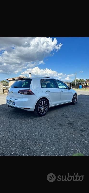 Usata VW Golf VII 2014 Bianco Utilitaria