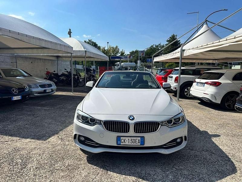 Usata BMW 420 Cabriolet Luxury Line 258 CV (189 kW) 2017 Bianco Cabrio