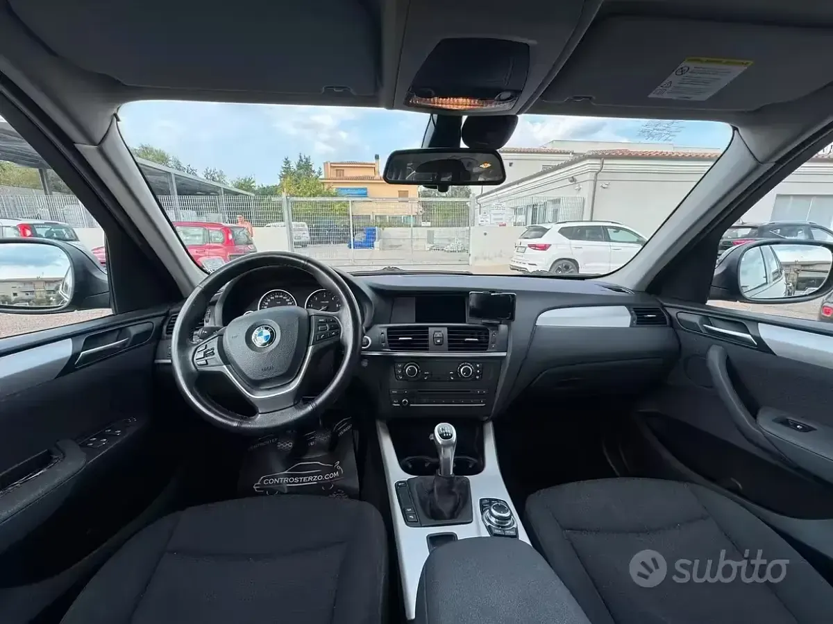 Usata BMW X3 180 CV (132 kW) 2012 Nero SUV