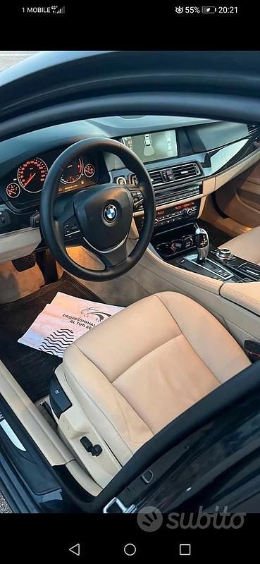 Usata BMW 525 204 CV (150 kW) 2011 Nero Station wagon