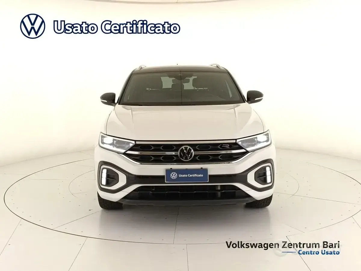 Usata VW T-Roc R-line 150 CV (110 kW) 2022 Bianco SUV
