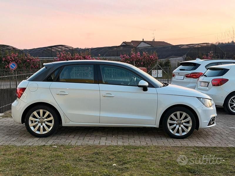 Usata Audi A1 90 CV (66 kW) 2014 Bianco Utilitaria