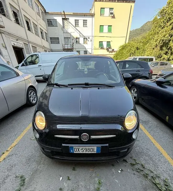 Usata Fiat 500 Pop 69 CV (50 kW) 2009 Nero Cabrio