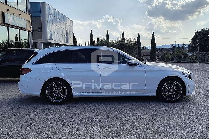 Usata Mercedes C220 Premium 194 CV (142 kW) 2020 Bianco Station wagon
