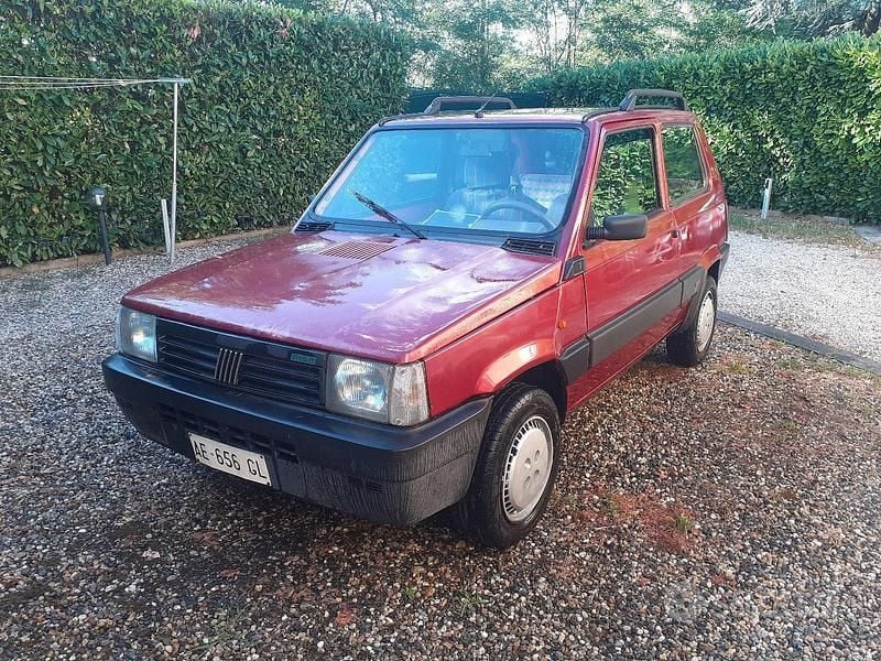 Usata Fiat Panda 1995 Rosso Utilitaria
