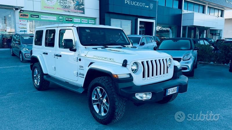 Usata Jeep Wrangler Unlimited Sahara 200 CV (147 kW) 2021 Bianco SUV