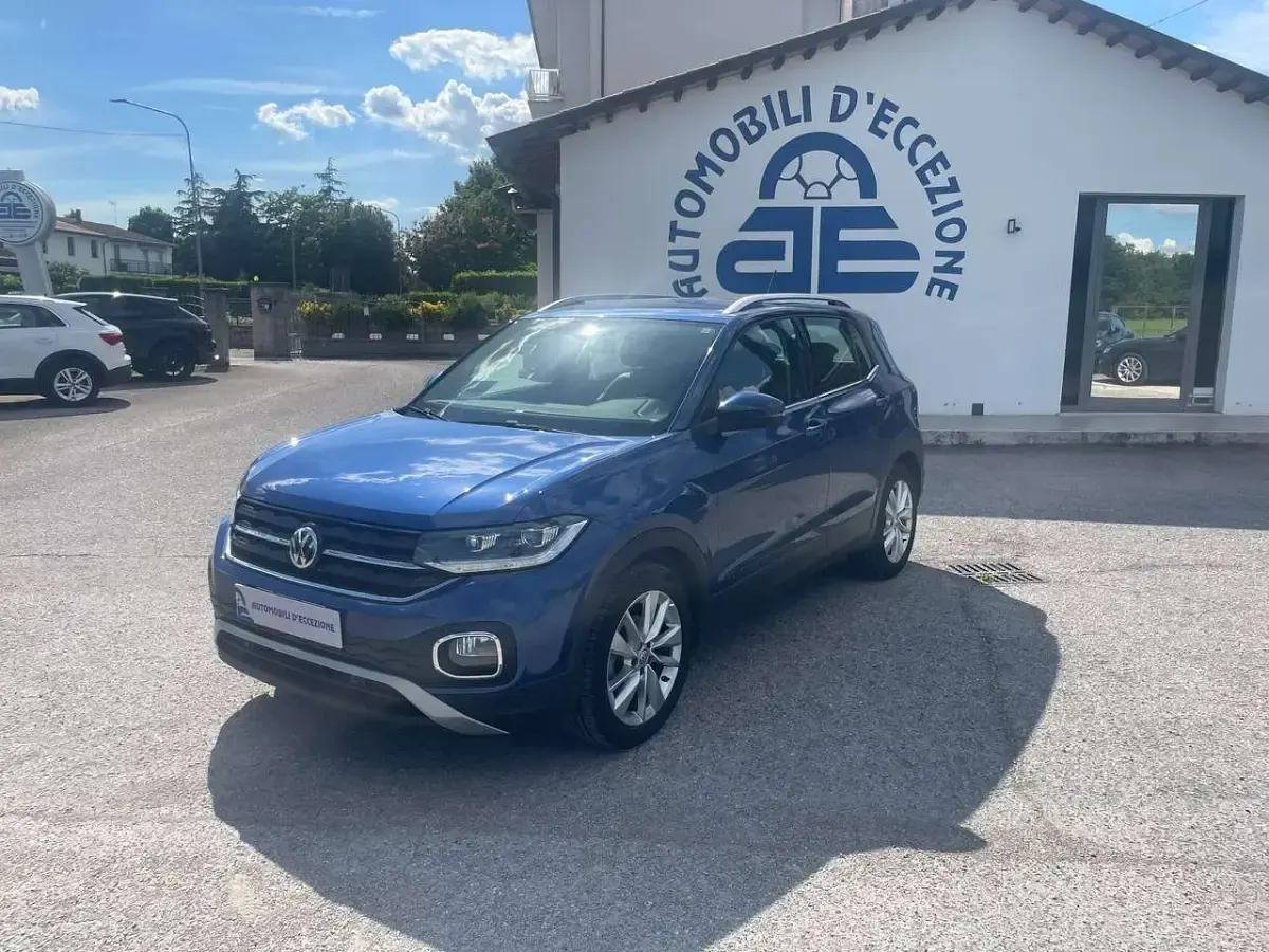 Usata VW T-Cross Advance 150 CV (110 kW) 2020 Blu/azzurro SUV