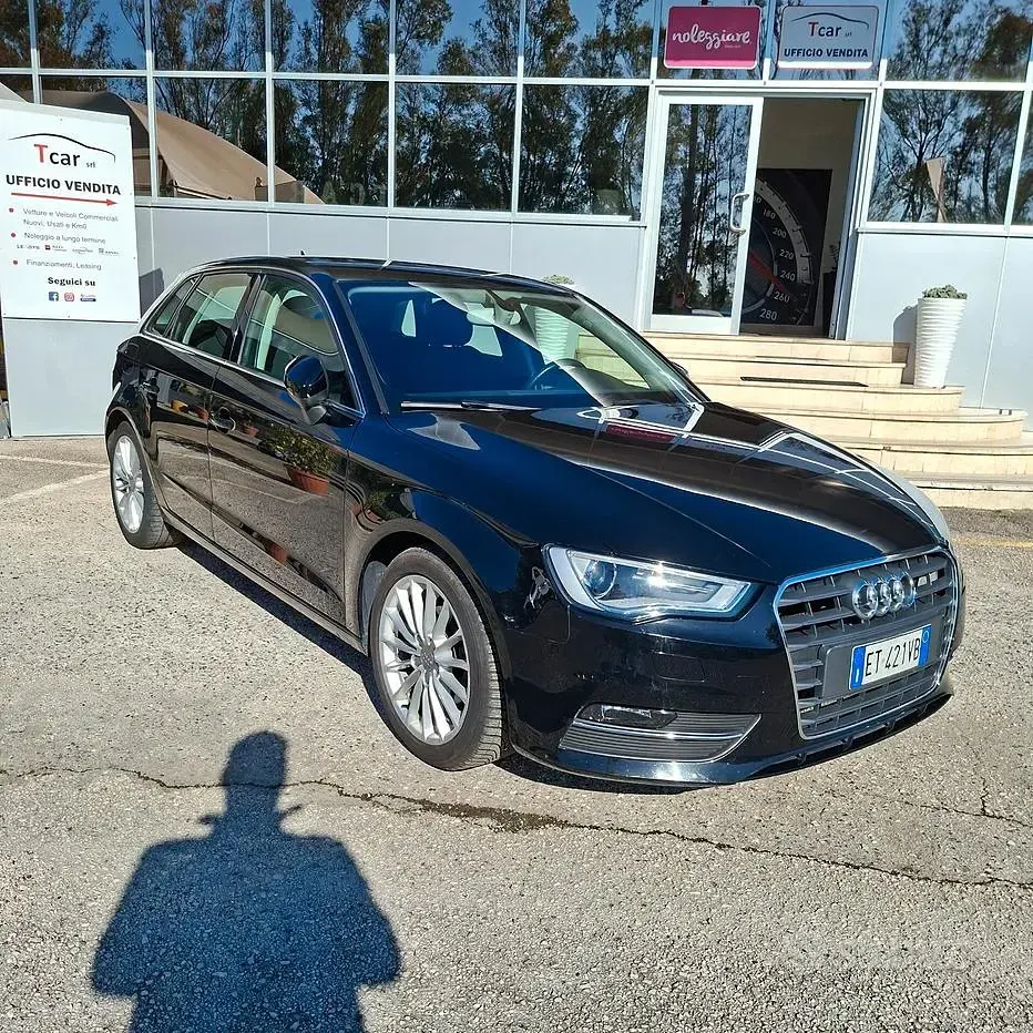 Usata Audi A3 Attraction 150 CV (110 kW) 2014 Nero Berlina